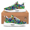 Abstract Alien Graffiti Text Print Pattern Tennis Shoes-grizzshop