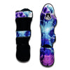 Abstract Blue Tie Dye Muay Thai Shin Guards-grizzshop