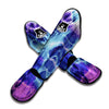 Abstract Blue Tie Dye Muay Thai Shin Guards-grizzshop