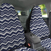 Abstract Chevron Watercolor Blue Print Pattern Car Seat Covers-grizzshop