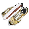 Abstract Cleopatra Print Skate Shoes-grizzshop