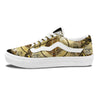 Abstract Cleopatra Print Skate Shoes-grizzshop