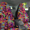 Abstract Colorful And Lightning Dot Print Pattern Car Seat Covers-grizzshop