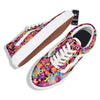 Abstract Colorful And Lightning Dot Print Pattern Skate Shoes-grizzshop