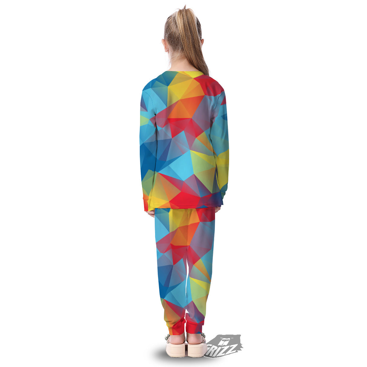 Abstract Colorful Autism Awareness Print Kid's Pajamas-grizzshop