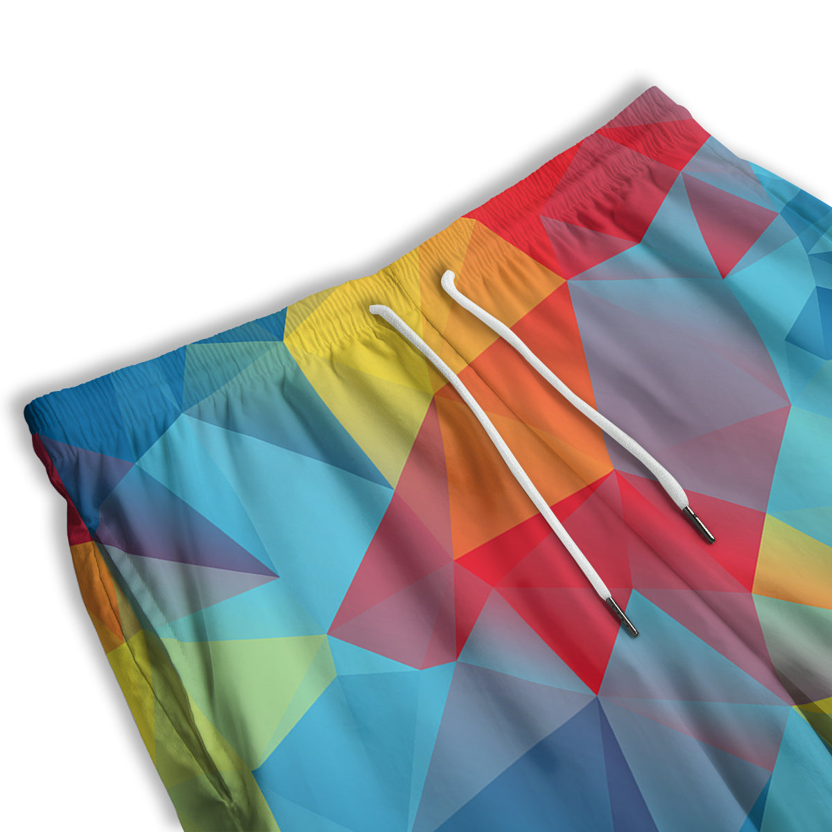 Abstract Colorful Autism Awareness Print Men's Athletic Shorts