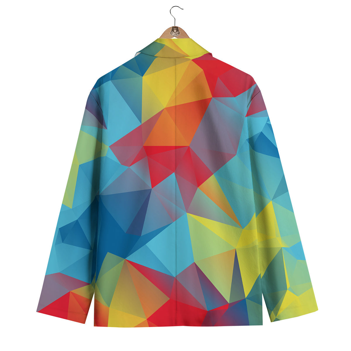 Abstract Colorful Autism Awareness Print Men's Blazer-grizzshop