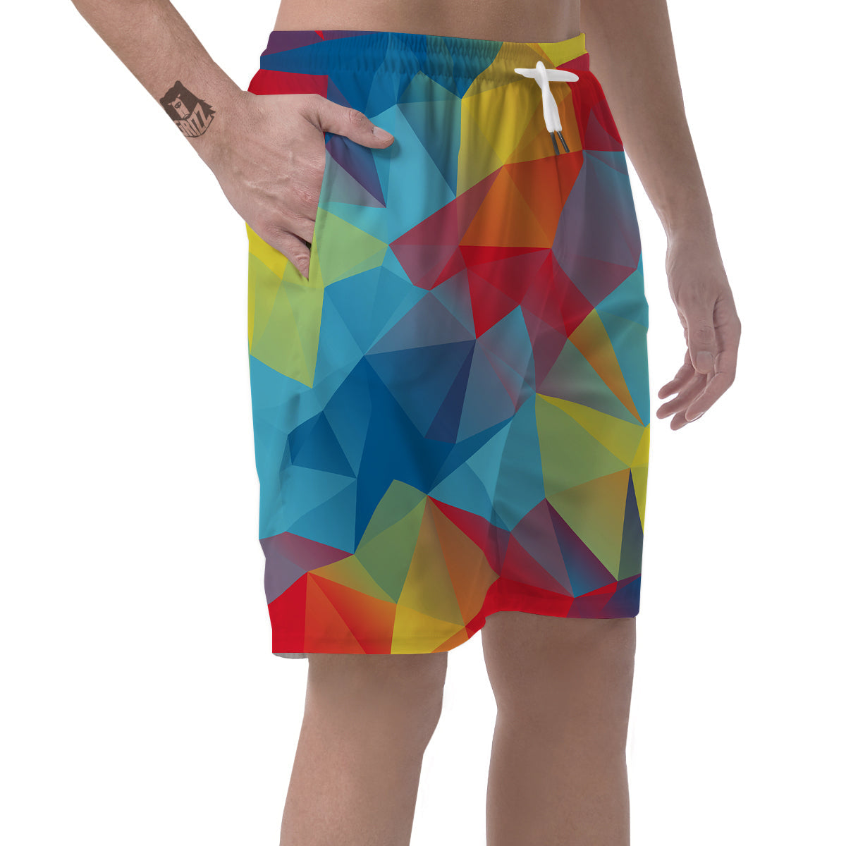 Abstract Colorful Autism Awareness Print Men's Shorts-grizzshop