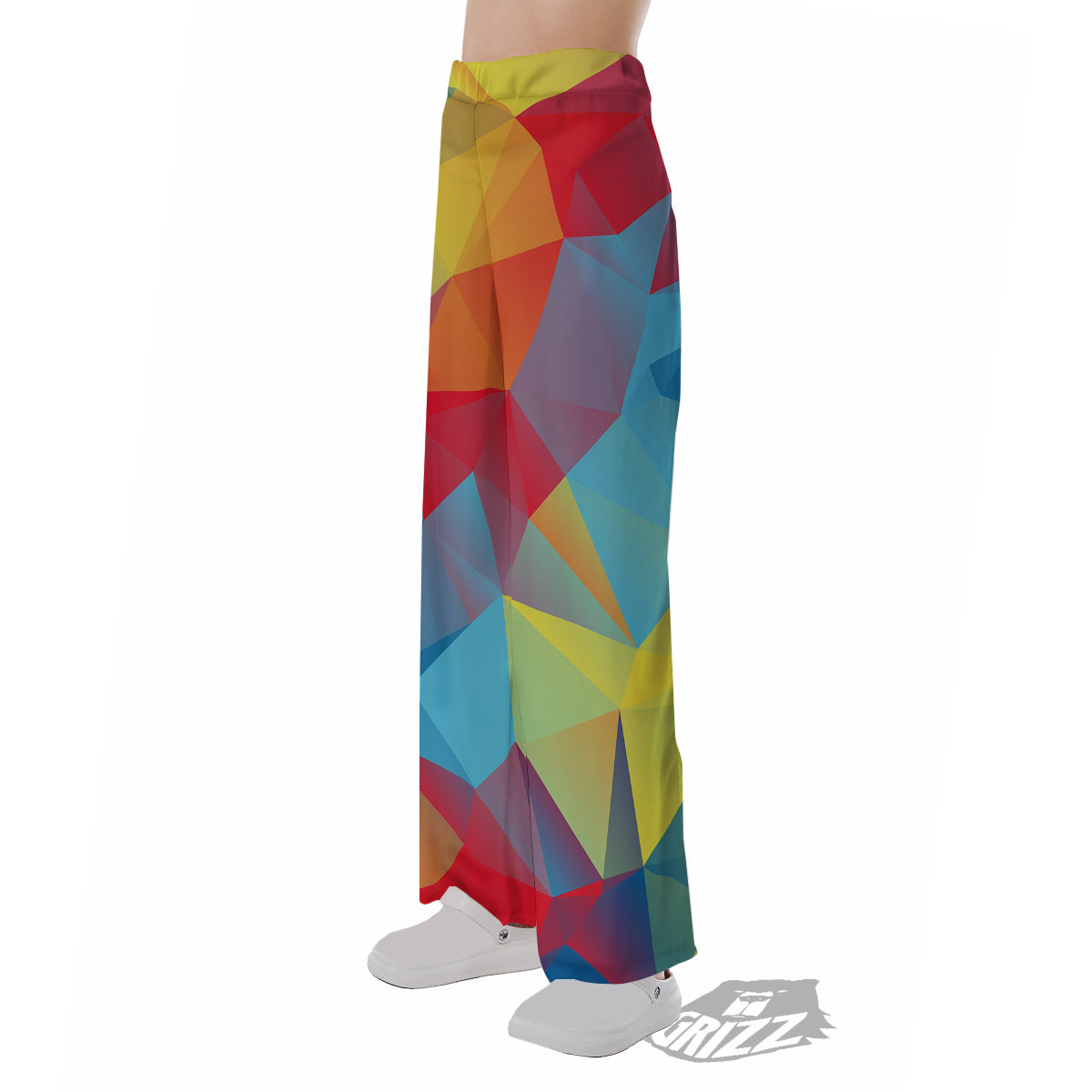 Abstract Colorful Autism Awareness Print Pajama Pants-grizzshop