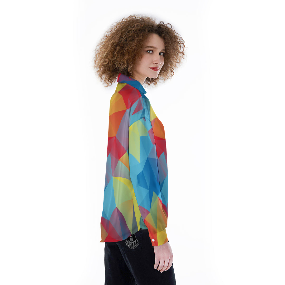 Abstract Colorful Autism Awareness Print Women's Long Sleeve Shirts-grizzshop