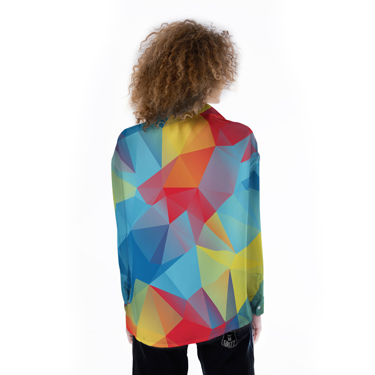 Abstract Colorful Autism Awareness Print Women's Long Sleeve Shirts-grizzshop