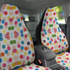 Abstract Colorful Polka Dots Print Pattern Car Seat Covers-grizzshop