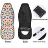 Abstract Colorful Polka Dots Print Pattern Car Seat Covers-grizzshop