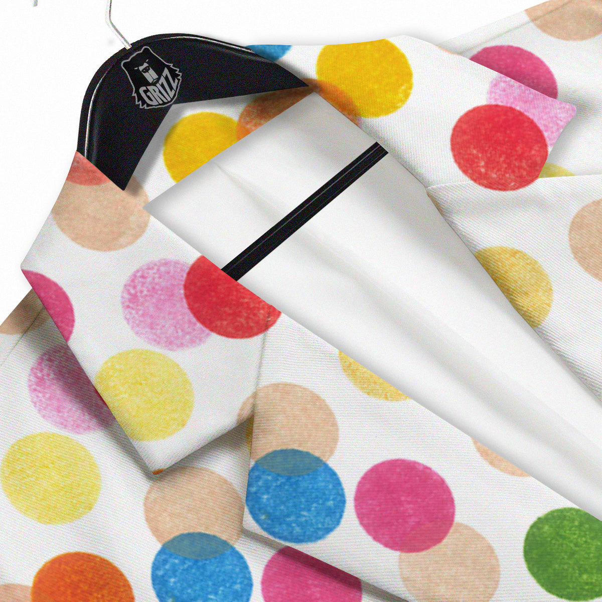 Abstract Colorful Polka Dots Print Pattern Men's Sport Coat-grizzshop