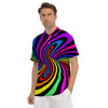 Abstract Colorful Psychedelic Men's Golf Shirts-grizzshop