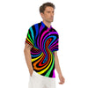 Abstract Colorful Psychedelic Men's Golf Shirts-grizzshop