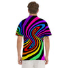 Abstract Colorful Psychedelic Men's Golf Shirts-grizzshop