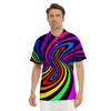 Abstract Colorful Psychedelic Men's Golf Shirts-grizzshop