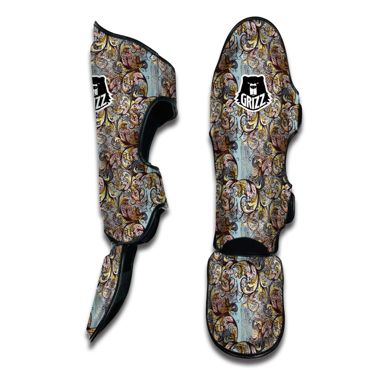 Abstract Dragonfly Muay Thai Shin Guards-grizzshop