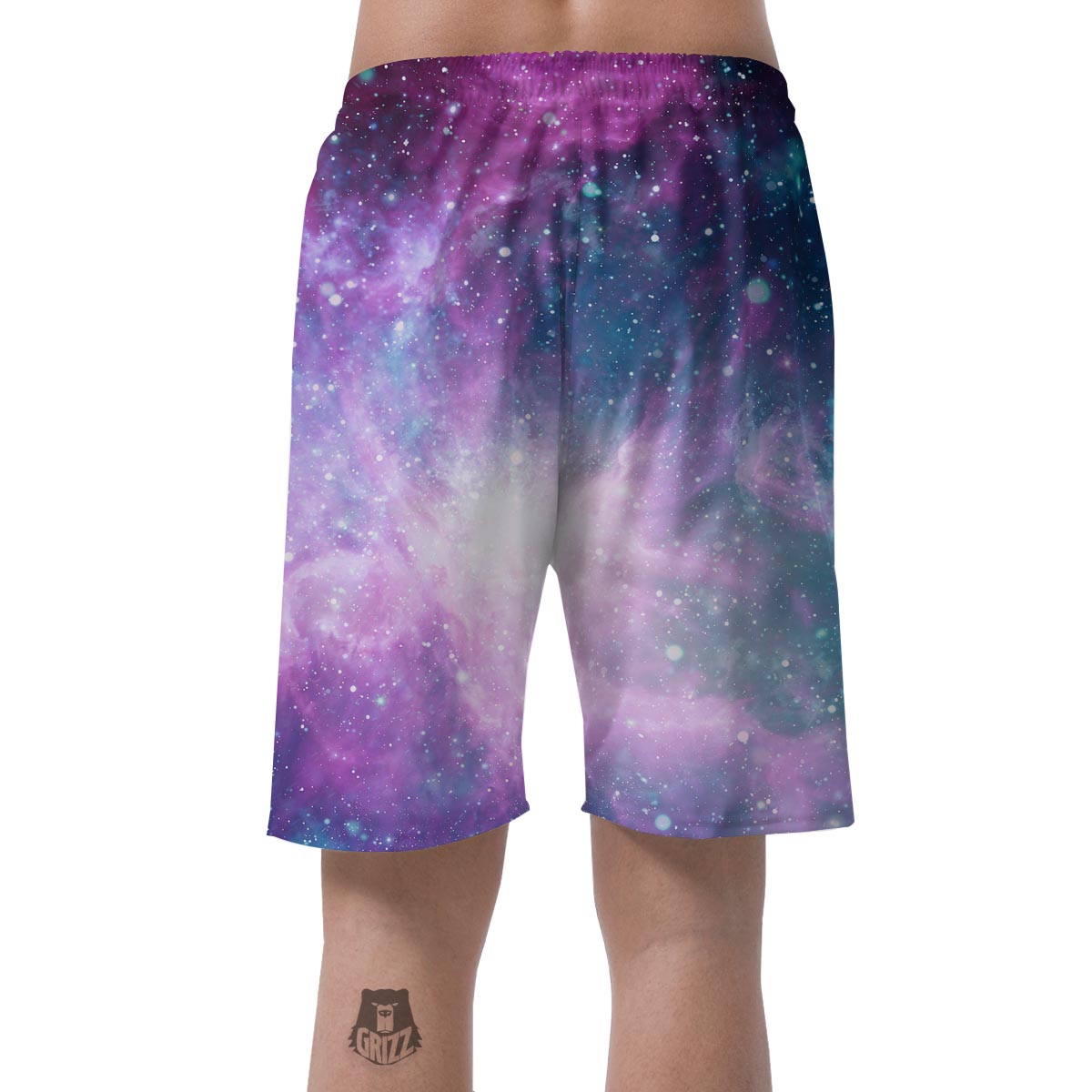 Abstract Galaxy Space Men's Shorts-grizzshop