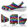 Abstract Graffiti Colorful Paint Print Pattern Clog-grizzshop