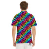 Abstract Graffiti Colorful Paint Print Pattern Men's Golf Shirts-grizzshop