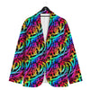 Abstract Graffiti Colorful Paint Print Pattern Men's Sport Coat-grizzshop