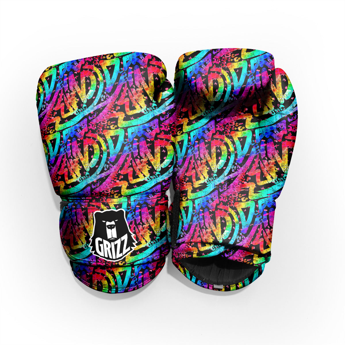 Abstract Graffiti Colorful Paint Print Pattern Pro Boxing Glove