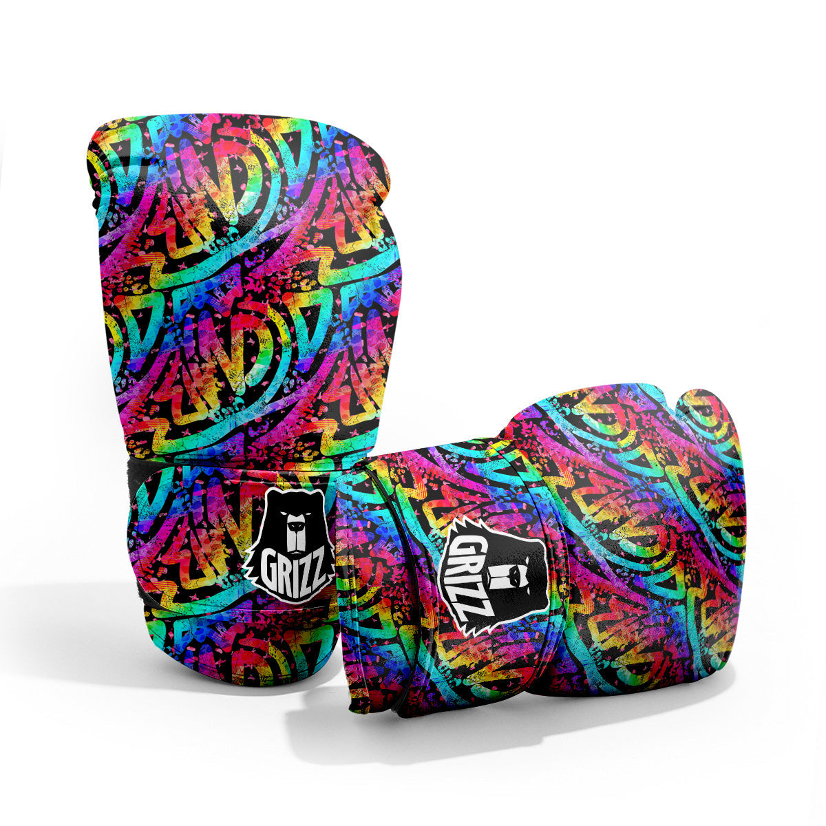 Abstract Graffiti Colorful Paint Print Pattern Pro Boxing Glove