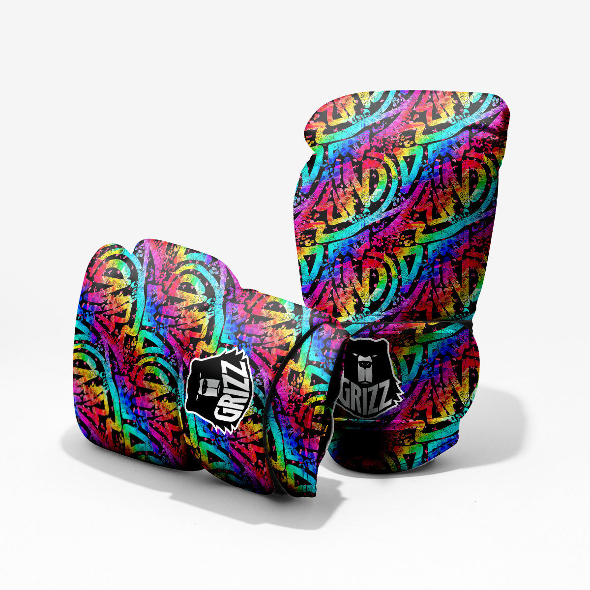 Abstract Graffiti Colorful Paint Print Pattern Pro Boxing Glove