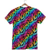 Abstract Graffiti Colorful Paint Print Pattern T-Shirt-grizzshop