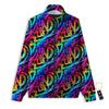 Abstract Graffiti Colorful Paint Print Pattern Track Jacket-grizzshop