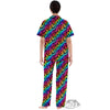 Abstract Graffiti Colorful Paint Print Pattern Women's Pajamas Set-grizzshop