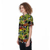 Abstract Graffiti Drips Print Women's Golf Shirts-grizzshop