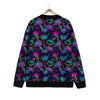 Abstract Graffiti Emoji Print Pattern Cardigan-grizzshop