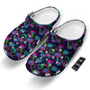 Abstract Graffiti Emoji Print Pattern Clog-grizzshop