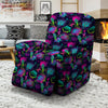 Abstract Graffiti Emoji Print Pattern Recliner Slipcover-grizzshop