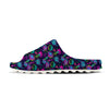 Abstract Graffiti Emoji Print Pattern Sandals-grizzshop