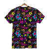 Abstract Graffiti Emoji Print Pattern T-Shirt-grizzshop