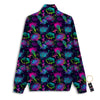 Abstract Graffiti Emoji Print Pattern Track Jacket-grizzshop