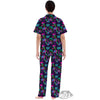 Abstract Graffiti Emoji Print Pattern Women's Pajamas Set-grizzshop