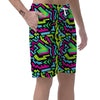 Abstract Graffiti Geometric Men's Shorts-grizzshop