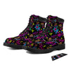 Abstract Graffiti Girlish Spray Paint Print Pattern Boots-grizzshop