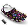 Abstract Graffiti Girlish Spray Paint Print Pattern Clog-grizzshop