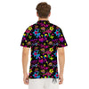 Abstract Graffiti Girlish Spray Paint Print Pattern Men's Golf Shirts-grizzshop