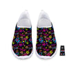 Abstract Graffiti Girlish Spray Paint Print Pattern Nurse Shoes-grizzshop