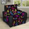 Abstract Graffiti Girlish Spray Paint Print Pattern Recliner Protector-grizzshop