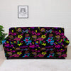 Abstract Graffiti Girlish Spray Paint Print Pattern Sofa Cover-grizzshop