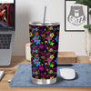 Abstract Graffiti Girlish Spray Paint Print Pattern Tumbler-grizzshop