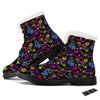 Abstract Graffiti Girlish Spray Paint Print Pattern Winter Boots-grizzshop